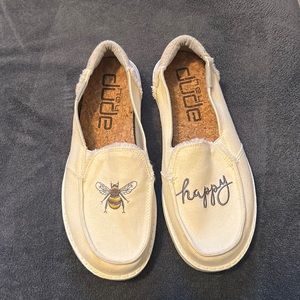 Hey Dude Lena Natural Turtledove Bee Happy Shoes